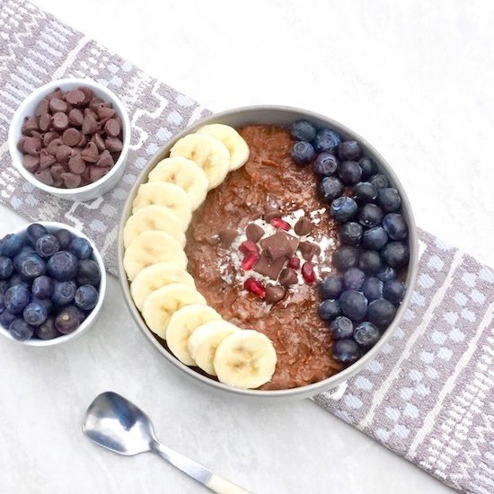 Banana Cocoa Oatmeal