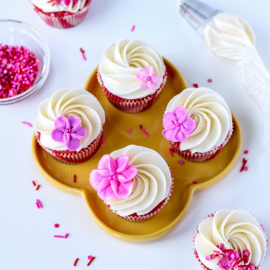 Strawberry Cupcakes From Scratch