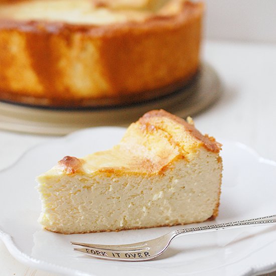 Italian ricotta cheesecake