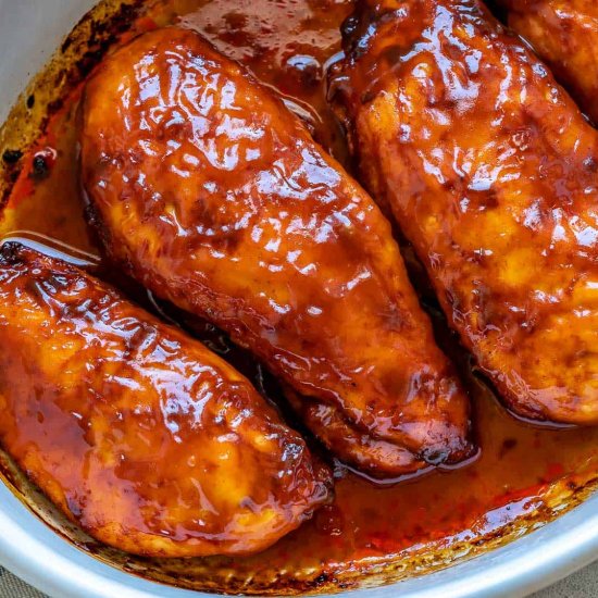 BAKED BBQ CHICKEN BREAST