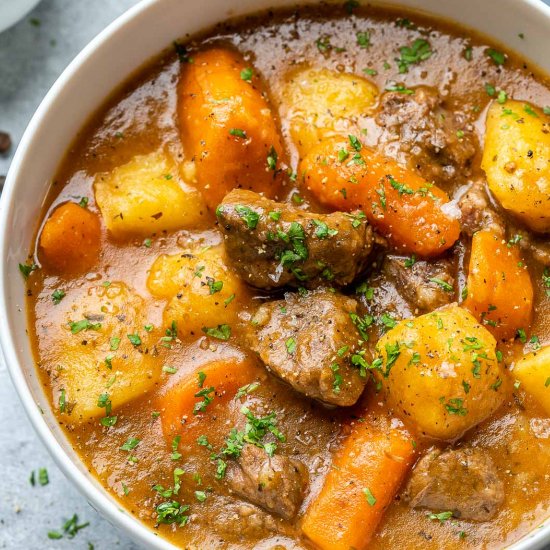 INSTANT POT BEEF STEW