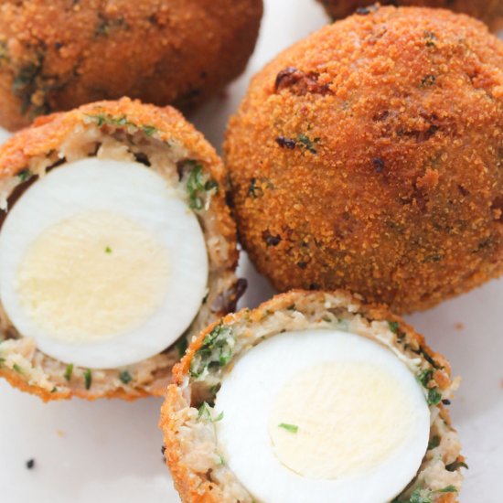 Vegetarian Scotch Egg Recipe