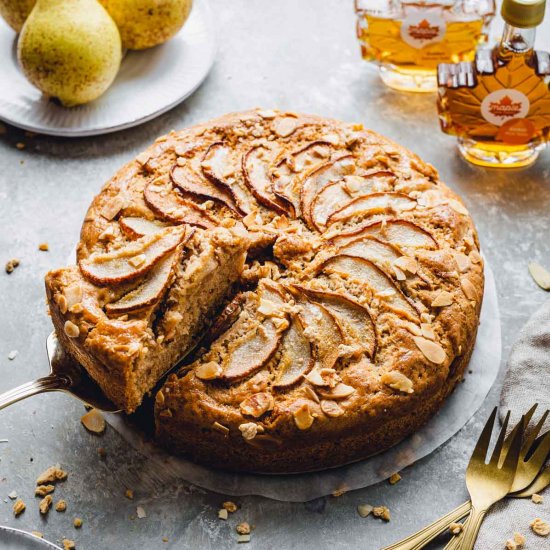 Vegan Pear Cake