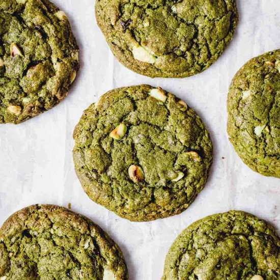 Vegan Matcha Cookies