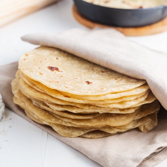 Homemade Flour Tortillas