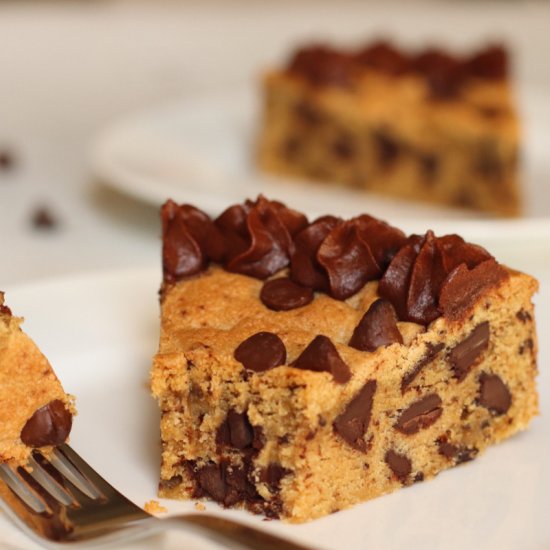 Chocolate Chip Cookie Cake