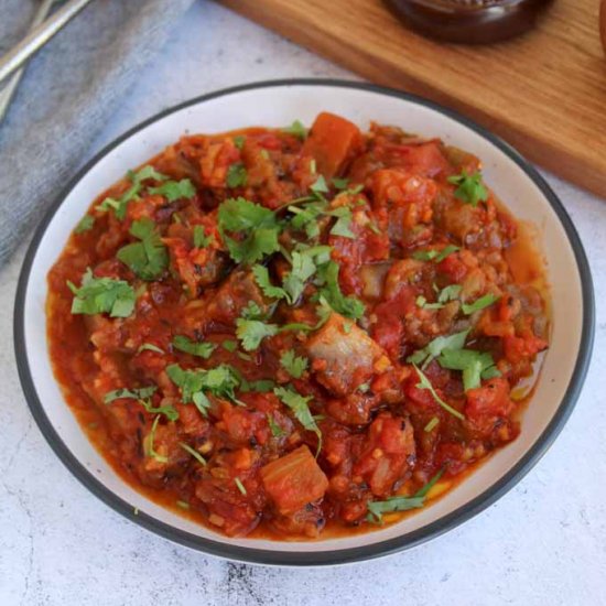 Baingan Bhartha – Roasted Eggplant