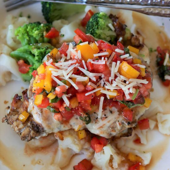 Skillet Bruschetta Chicken