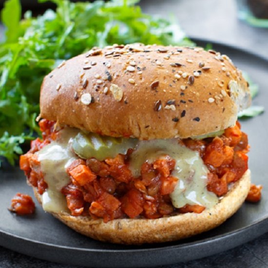 Clean-Eating Vegan Sloppy Joes