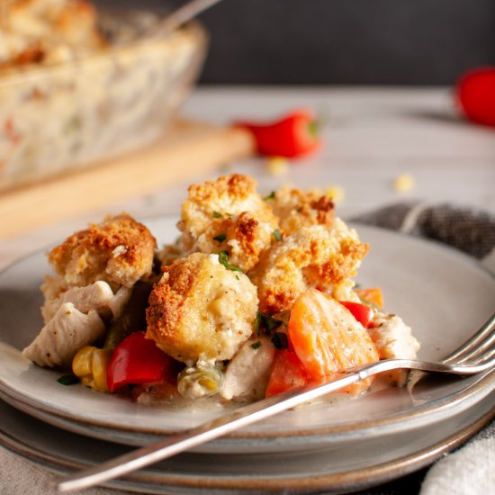 Chicken and Biscuit Casserole