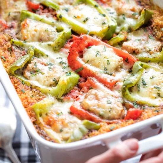 Easy Stuffed Pepper Casserole