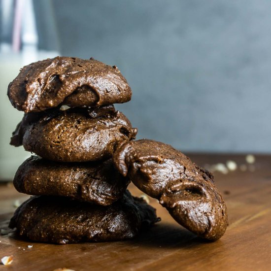 Chocolate Hazelnut Brownie Bites