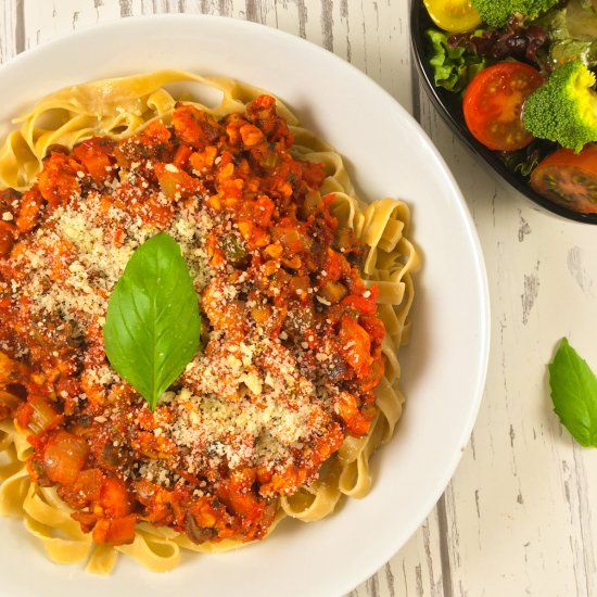 Tempeh Bolognese Sauce Recipe