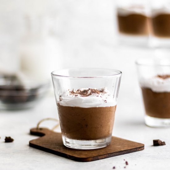 Best Vegan Chocolate Mousse (2-Ingr