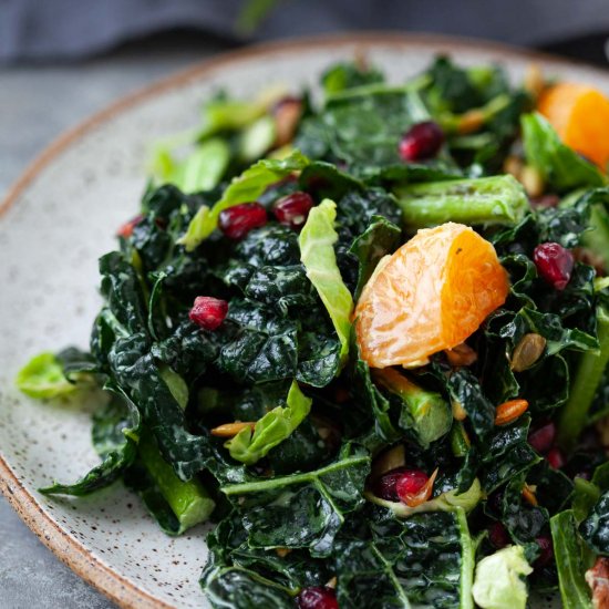 Kale Salad with Pomegranate