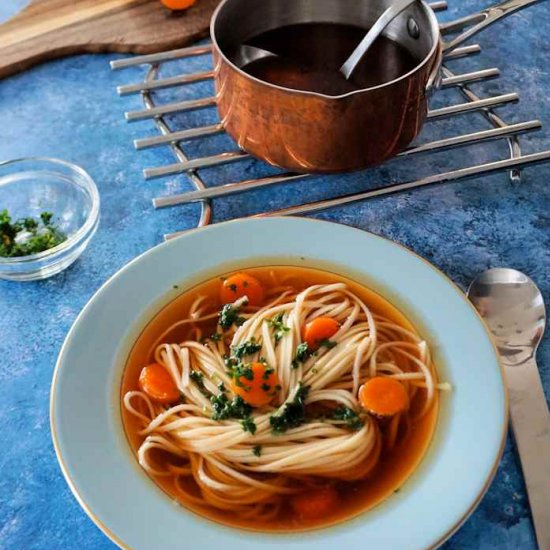 chicken soup with noodles