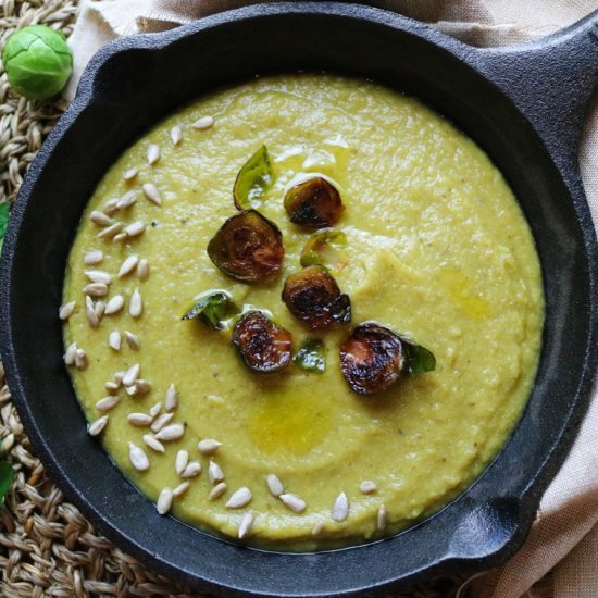 Brussel Sprout and Leek Soup