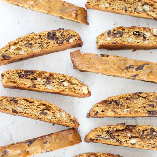 Chocolate Pecan Biscotti