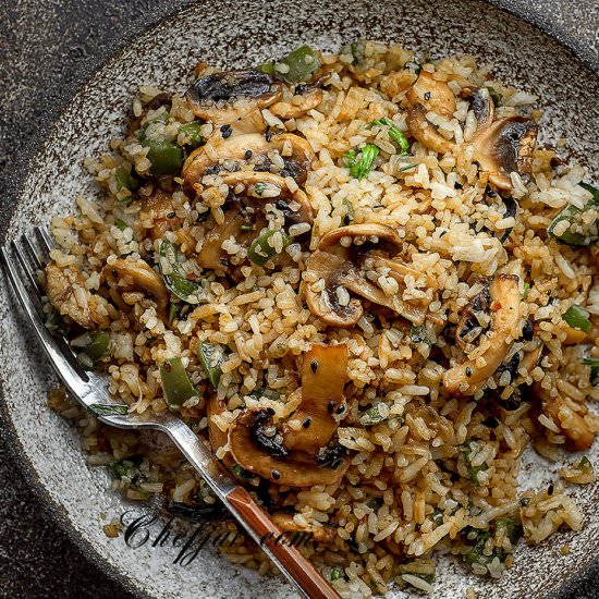 Mushroom Fried Rice