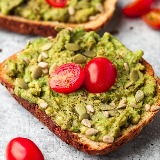 Healthy Vegan Avocado Toast