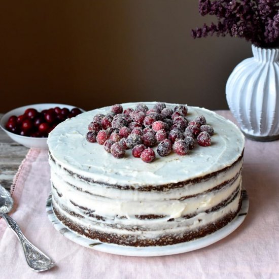 Gingerbread layer cake