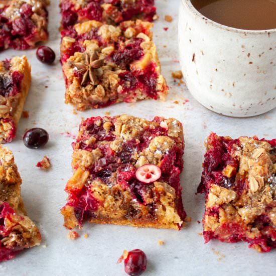 Oatmeal Cranberry Bars