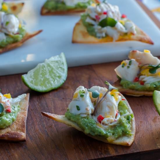 Crab Tostadas Bites