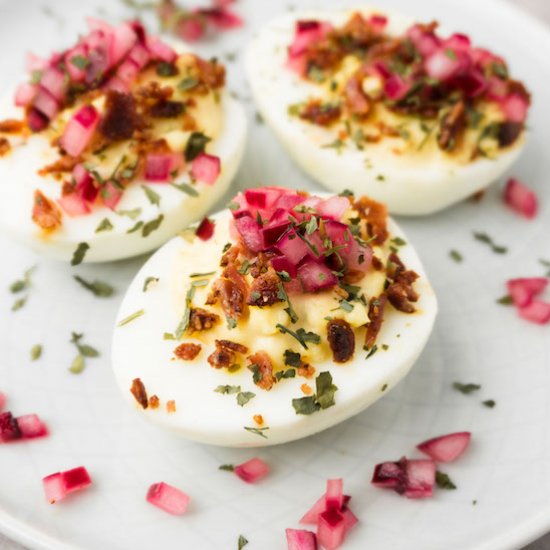 Keto deviled egg recipe