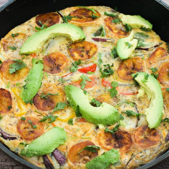 Easy Plantain Frittata Recipe