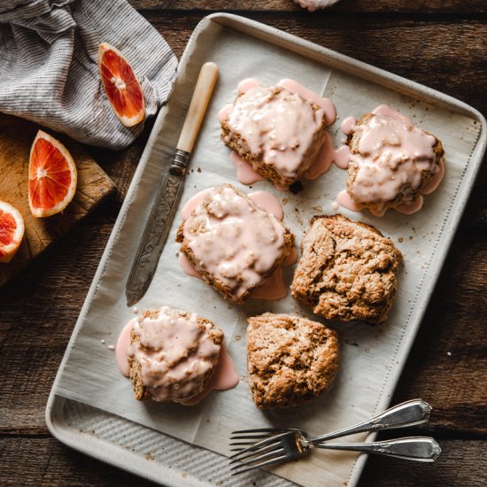 Vegan Blod Orange Scones