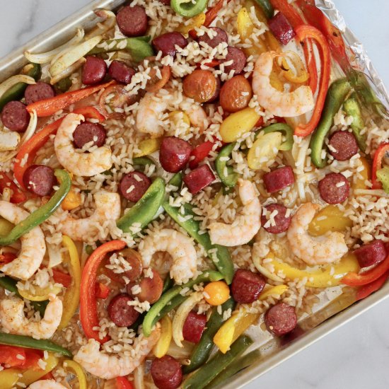 Sheet Pan Jambalaya