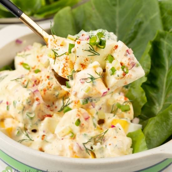 Healthy Creamy Egg Salad Recipe