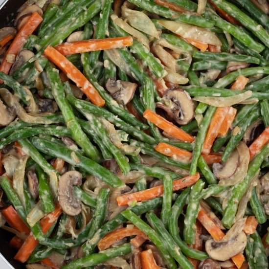 Creamy Healthy Green Beans Recipe