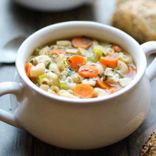 Rotisserie Chicken Noodle Soup