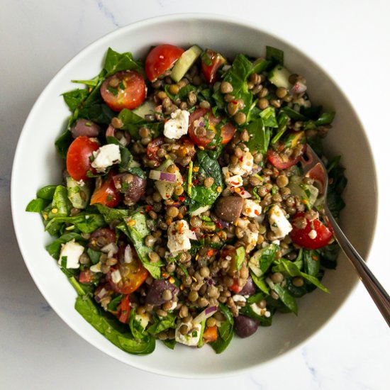 Mediterranean Lentil Salad