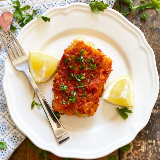 Andalusian Cod with Tomato Sauce