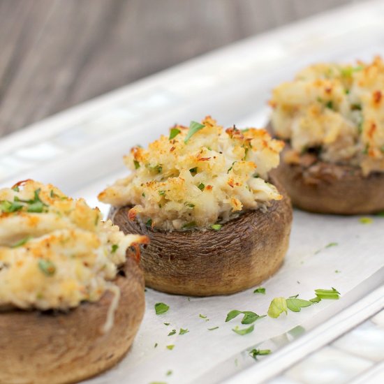 Crab Stuffed Mushrooms