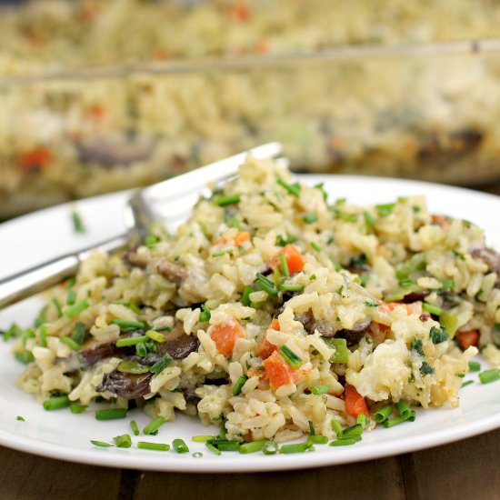 Vegetarian Rice Casserole