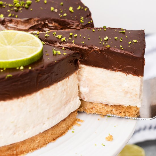 Dairy Free Choc Lime Cheesecake