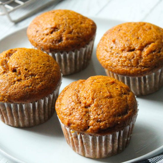 Pumpkin Spice Espresso Muffins