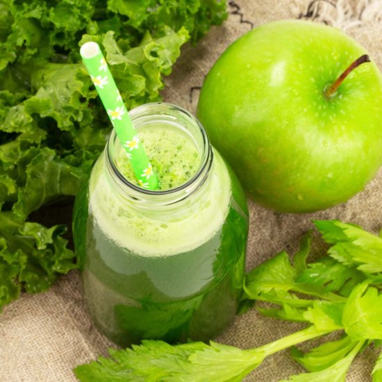 Healthy Green Vegetable Juice