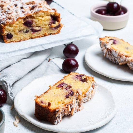 Cherry Bakewell Cake