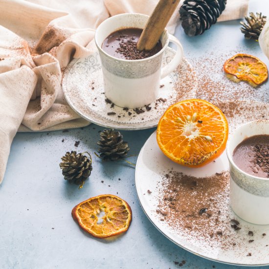 Orange Cinnamon Hot Chocolate