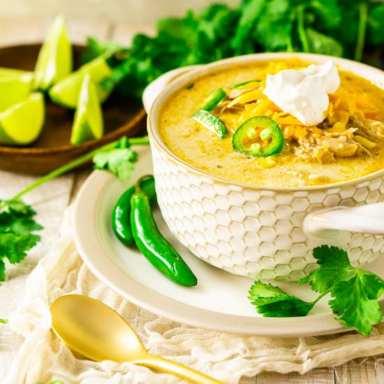 Creamy White Chicken Chili