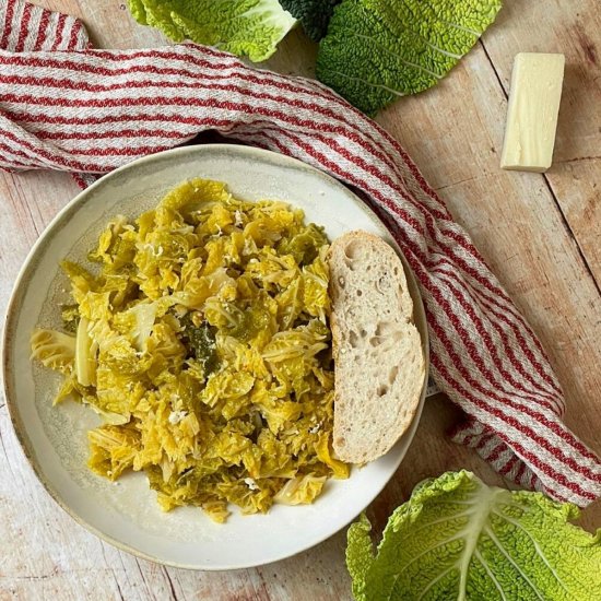 Verza Stufata Braised Cabbage