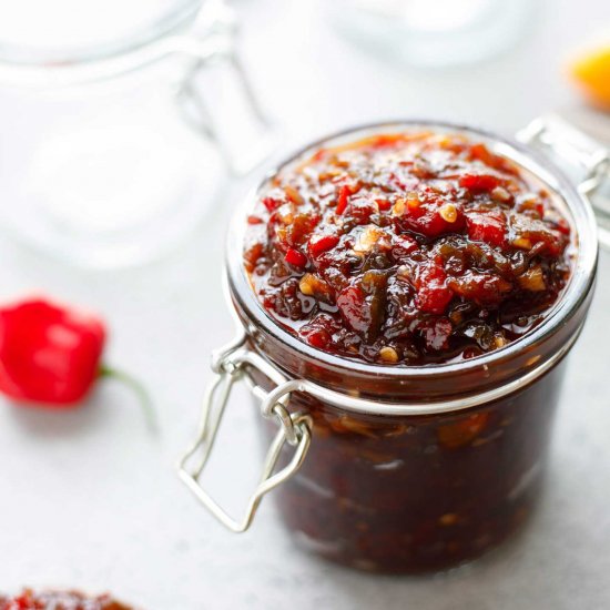 Sweet and Spicy Pepper Relish