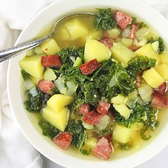 Portuguese Caldo Verde-Style Soup