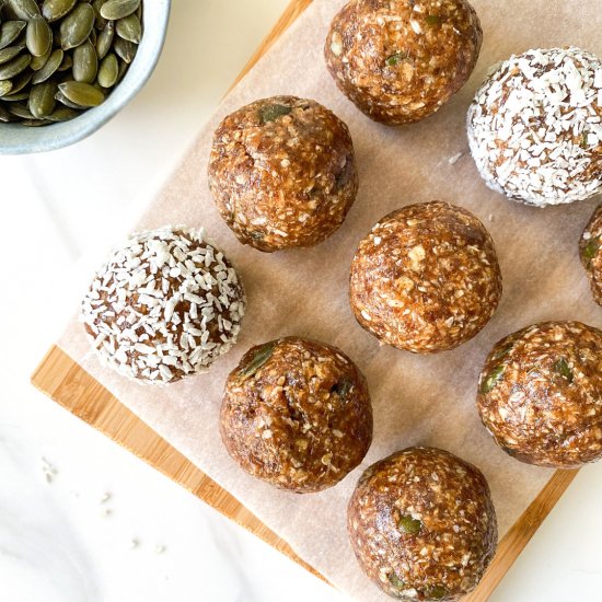 Coconut energy balls