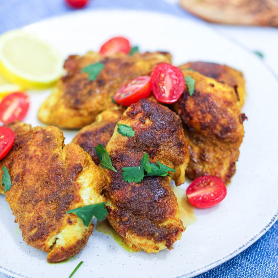 Turmeric Rubbed Chicken