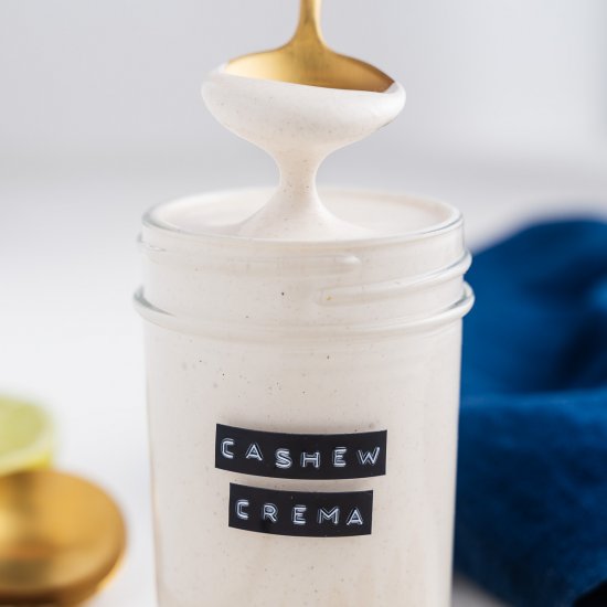 Vegan Mexican Crema (With Cashews)